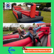 Top amusement! Jeu de sport gonflable à bungee run / trampoline / jump inflatable à vendre